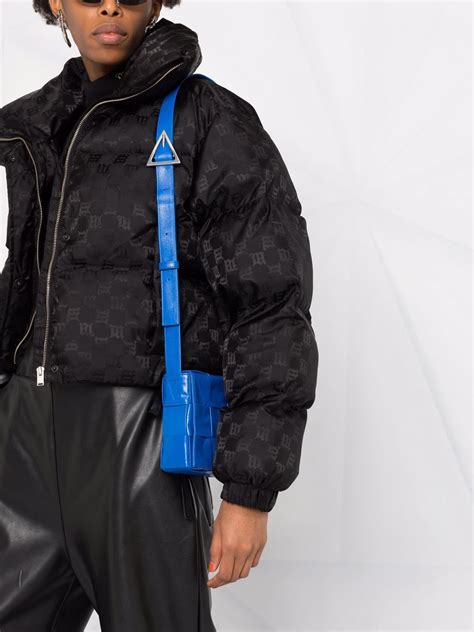 cropped monogram puffer jacket.